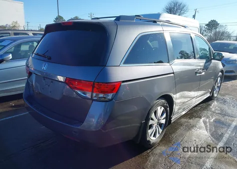 2014 Honda Odyssey Ex-L z USA, uszkodzony, nr VIN 5FNRL5H68EB013396
